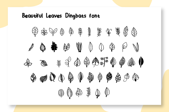 Beautiful Leaves Font Review for Web Designers