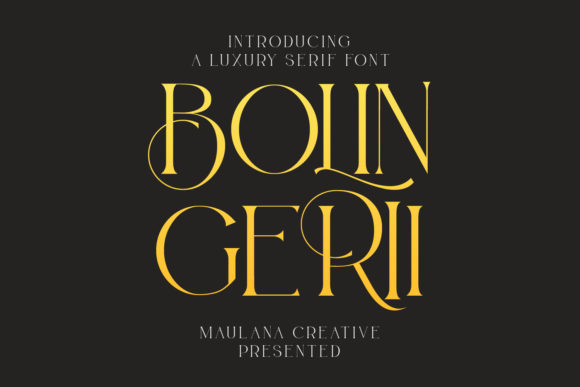 Bolin Gerii: The Serif Font That Stops the Scroll