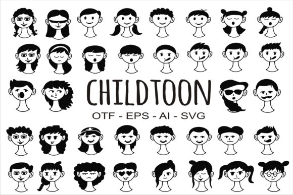 Childtoon Review: A Playful Dingbat for Bold Branding