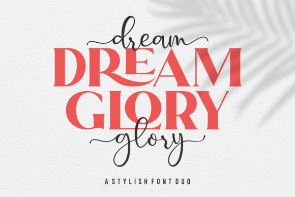Dream Glory: A Versatile Serif and Script Typeface for Editors