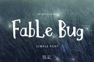 Fable Bug: A Charming Serif Font for Handmade Brands