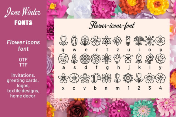 Flower Icons Font Review: Elevating Web Design with Digital Dingbats