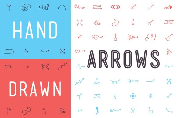Hand Drawn Arrows Font: A Simple Upgrade for Your Brand