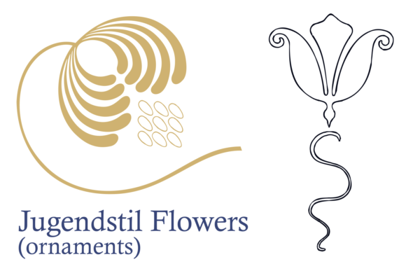 Jugendstil Flowers: An Art Nouveau Font for Makers
