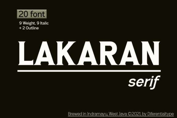 Lakaran Serif Font for Modern Branding