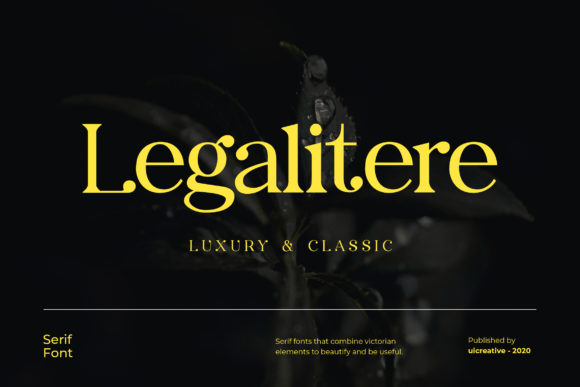 Legalitere: A Classic Serif Font for Modern Branding