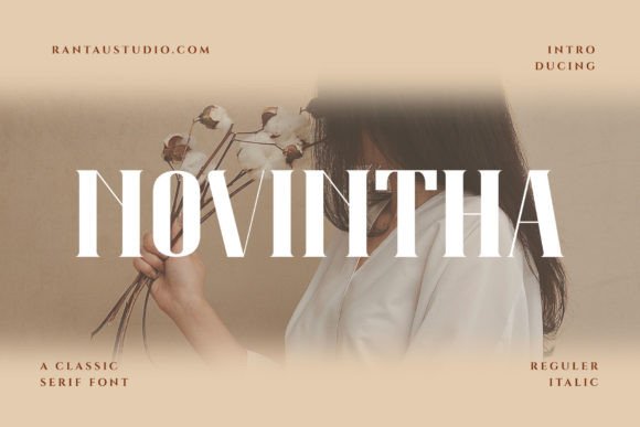 Novintha: The Serif Typeface That Stops the Scroll