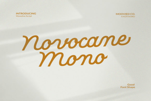 Novocane Mono: The Script Font for Scroll-Stopping Marketing