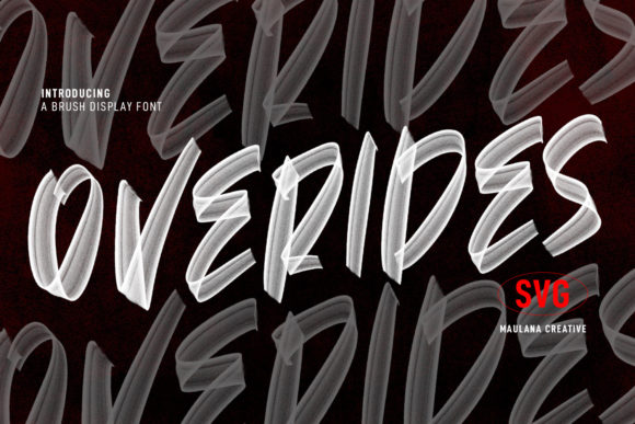 Overides: A Street-Style Display Font for Makers