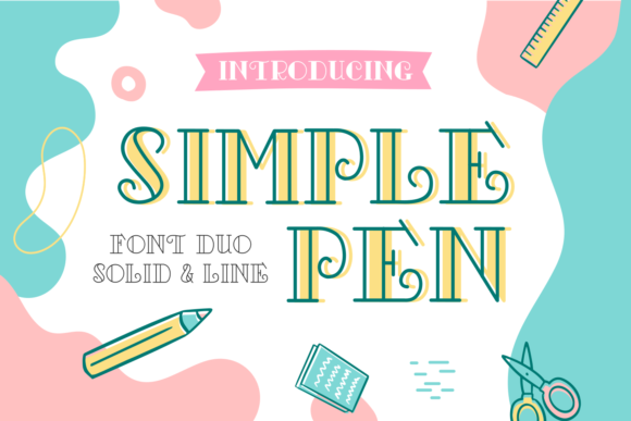 Simple Pen: A Playful Serif Font for Editorial Design