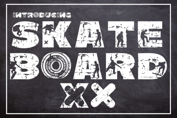 Skateboard XX: A Bold Display Font for Modern Brands