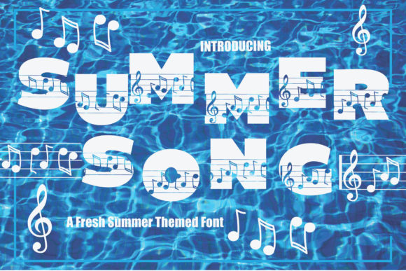 Summer Song: A Fresh Decorative Font for Branding